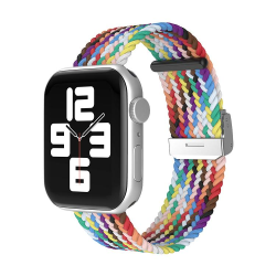Apple Watchin yhteensopiva rannekoru, elastinen RAINBOW 42/44 / 45mm Multicolor one size