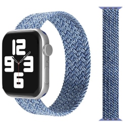Apple Watch kompatibelt ARMBAND Elastiskt BLÅMETALL 38/40/41 mm Blue S