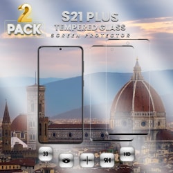 2-Pack Samsung S21 PLUS - 9H Härdat Glass - 3D Super Kvalitet