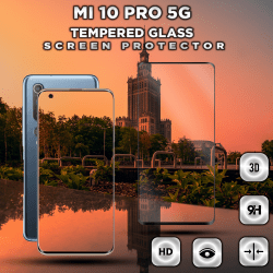 Xiaomi Mi 10 Pro - Härdat glas 9H - Super kvalitet 3D Skärmskydd