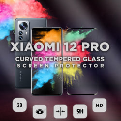 Xiaomi 12 PRO - Härdat glas 9H-Super kvalitet 3D Skärmskydd