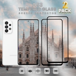 2-Pack Samsung Galaxy A53 - Härdat glas 9H - Super kvalitet 3D