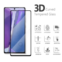 Samsung NOTE 20 Ultra härdat glas 3D Top Kvalitet skärmskydd