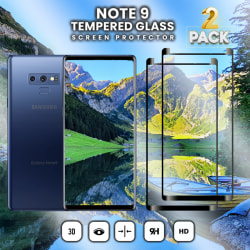 2-Pack Samsung Galaxy Note 9 - Härdat glas 9H-Super kvalitet 3D