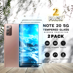 2 Pack Samsung Galaxy Note 20 5G -Härdat glas 9H -Super kvalitet