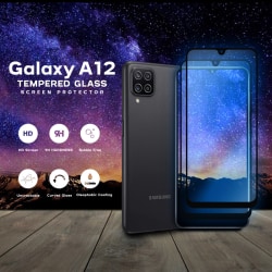 2-Pack Samsung Galaxy A12 - Härdat glas 9H - Top kvalitet