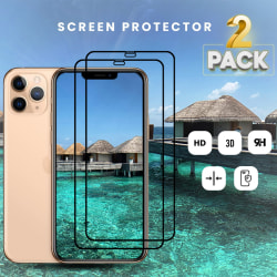 2-Pack iPhone 12 Pro Max - Härdat Glas 9H - Super Kvalitet 3D