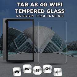 Samsung Galaxy Tab A8 4G - Härdat glas 9H - Super Kvalitet