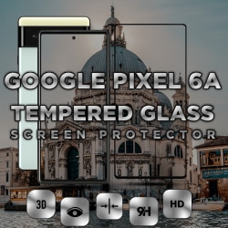 Google Pixel 6A - Härdat glas 9H - Super kvalitet 3D Skärmskydd
