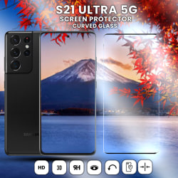 Samsung Galaxy S21 Ultra 5G - Härdat glas 9H - Super kvalitet 3D