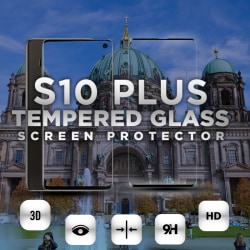 Samsung Galaxy S10 Plus - Härdat glas 9H - Super kvalitet 3D