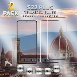2 Pack Samsung S22 PLUS - 9H Härdat Glass - 3D Super Kvalitet