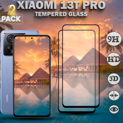 2-Pack Xiaomi 13T Pro - Härdat glas 9H - Super kvalitet 3D Skärmskydd