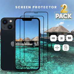2-Pack IPhone 12 Mini - Härdat Glas 9H - Super Kvalitet 3D