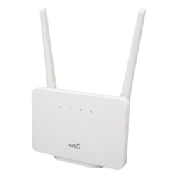 HURRISE 4G LTE Router 4G LTE trådbunden nätverksrouter, 150Mbps, bärbar, WIFI, Simkortplats, IT Point Pack EU-kontakt