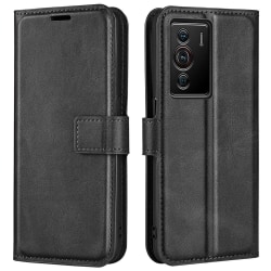 Wallet-style leather case for ZTE nubia Z40 Pro - Black Black