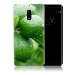 Nokia 6 Skal med dessert motiv - Lime