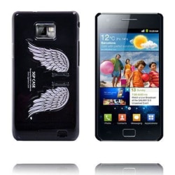 Angel Wings - Vikbart Stativ (Svart) Samsung Galaxy S2 Skal
