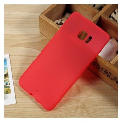HTC U Ultra matt silikonskal - Röd