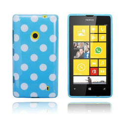 Polka Dots (Blå) Nokia Lumia 520 / 525 Skal