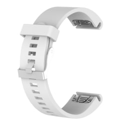Garmin Fenix 5S rhombus texture silikon watch - Whit
