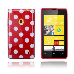 Polka Dots (Röd) Nokia Lumia 520 / 525 Skal