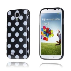 Polka Dots (Svart) Samsung Galaxy S4 Skal
