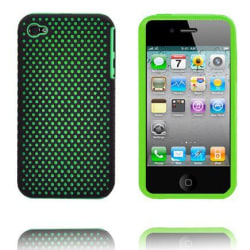 Neutronic (Svart / Ljusgrön) iPhone 4S Kombinationsskal