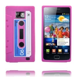 Cassette Tape (Rosa) Samsung Galaxy S2 Skal