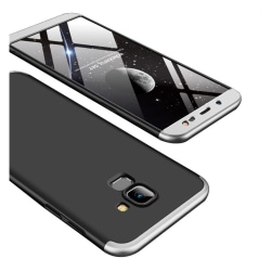 Samsung Galaxy J6 (2018) mobilskal plast matt - Svart och si