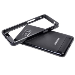 Aluminium Bumper för Samsung Galaxy S2 (Svart)
