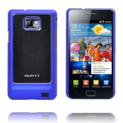 Galaxy S2 Alu Skal (Blå Kant) Samsung Galaxy S2 Skal