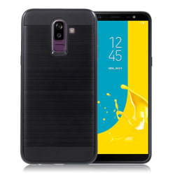 Samsung Galaxy J8 (2018) mobilskal plast silikon borstad - S