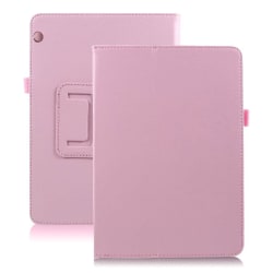 Huawei MediaPad T3 10 Enfärgat läder fodral - Ljus rosa