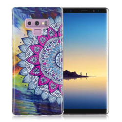 Samsung Galaxy Note9 ljusmönsterfodral - Mandala Flower