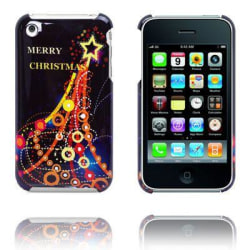 Merry Christmas (Eiffeltornet) iPhone 3GS Skal
