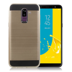 Samsung Galaxy J8 (2018) mobilskal plast silikon borstad - G