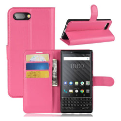 Classic BlackBerry KEY2 flip kotelot - Ruusu Pink