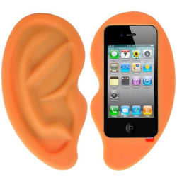 Big Ear iPhone 4S Silikonskal (Orange)
