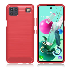 Carbon Flex case - LG K92 5G - Red Red