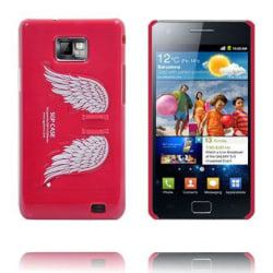 Angel Wings - Vikbart Stativ (Röd) Samsung Galaxy S2 Skal