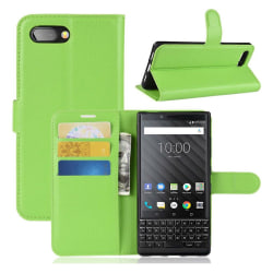 Classic BlackBerry KEY2 flip kotelot - Vihreä Green