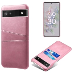 Dual Card case - Google Pixel 6a - Rose Gold Pink