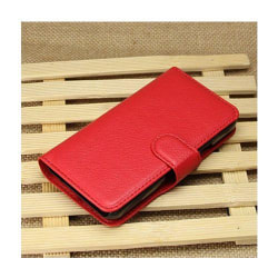 Plånboksfodral med stativ för Huawei Ascend Y330 - Röd