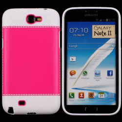 TailorMade Vit (Röd) Samsung Galaxy Note 2 Skal