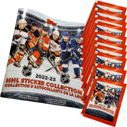 NHL Hockey Stickers 2022-23 - Klisterbilder - Album + 10 Paket