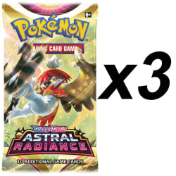 Pokémon 3 Paket Astral Radiance (Totalt 30 kort)