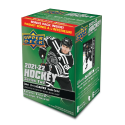 Hockeykort - Hel Blaster Box 2021-22 Upper Deck Serie 2 NHL