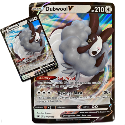 Pokémon Promo glitterkort x 2: Dubwool V Pokemonkort