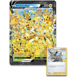 Pokémon Pikachu JUMBO V-Union - STORT Pokémonkort + Tränarkort